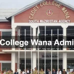 Cadet College Wana Admissions