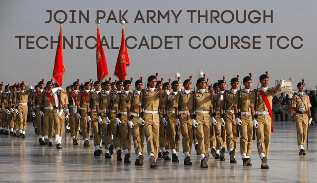 Join Pak Army Through Technical Cadet Course 2023 – Apply Online
