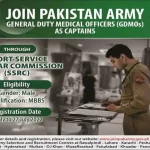 Join Pak Army as Doctor