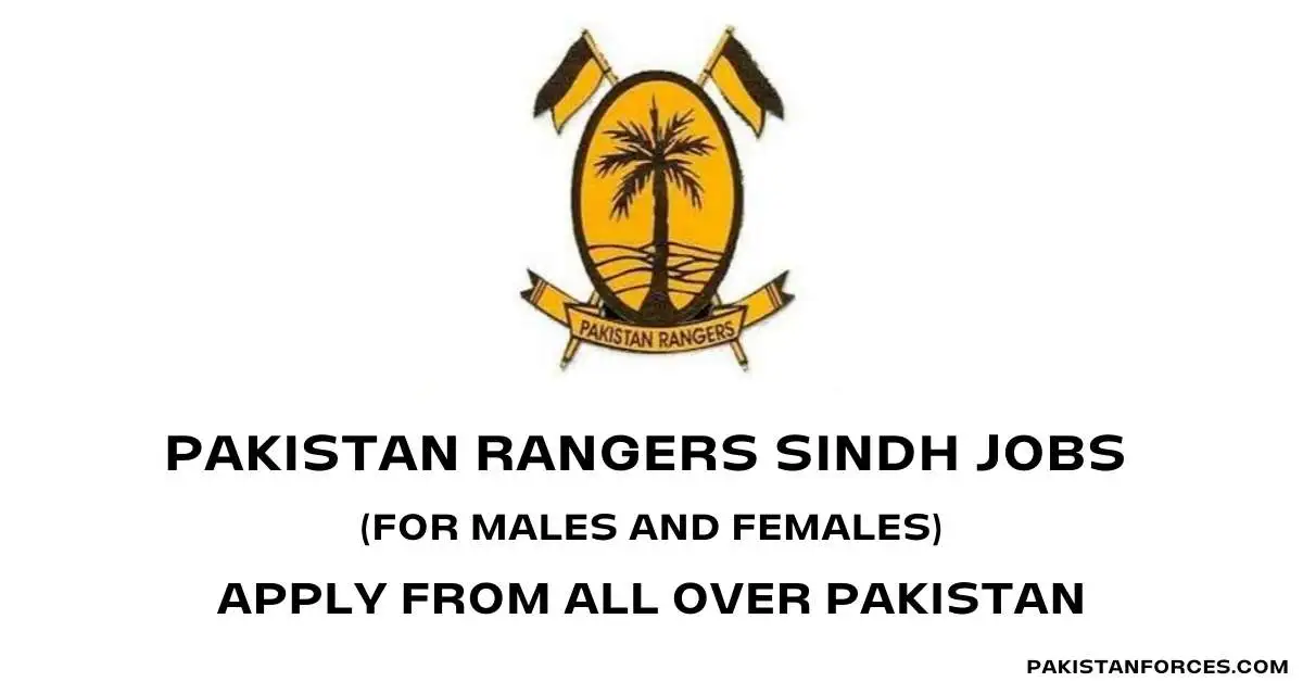 Sindh Rangers Jobs | Join Pak Rangers Sindh