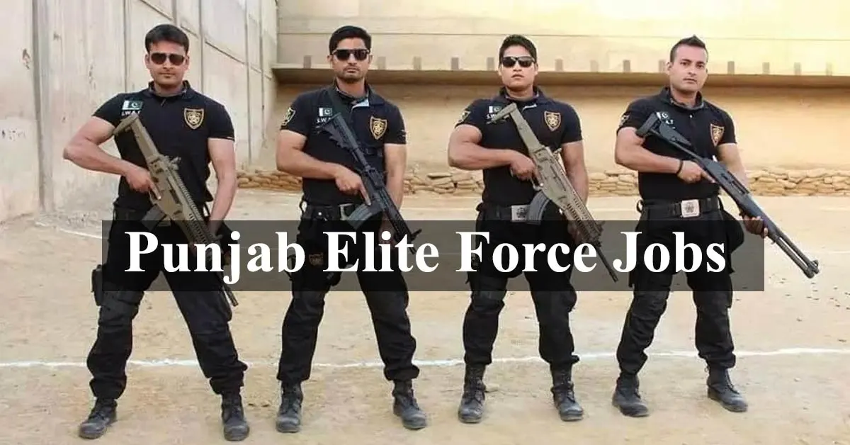 Punjab Elite Force Jobs 2023 | Police Jobs in Punjab