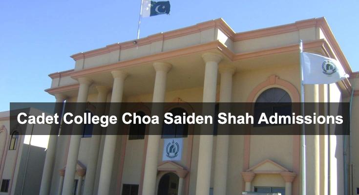 Cadet College Choa Saiden Shah Chakwal Admissions 2024