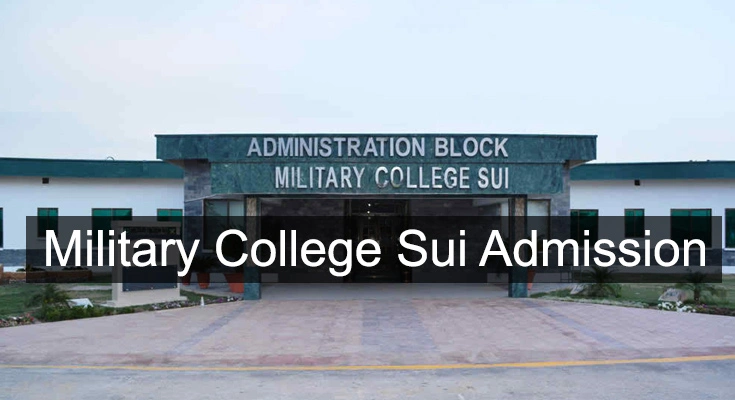 Military College Sui Admissions of 2023